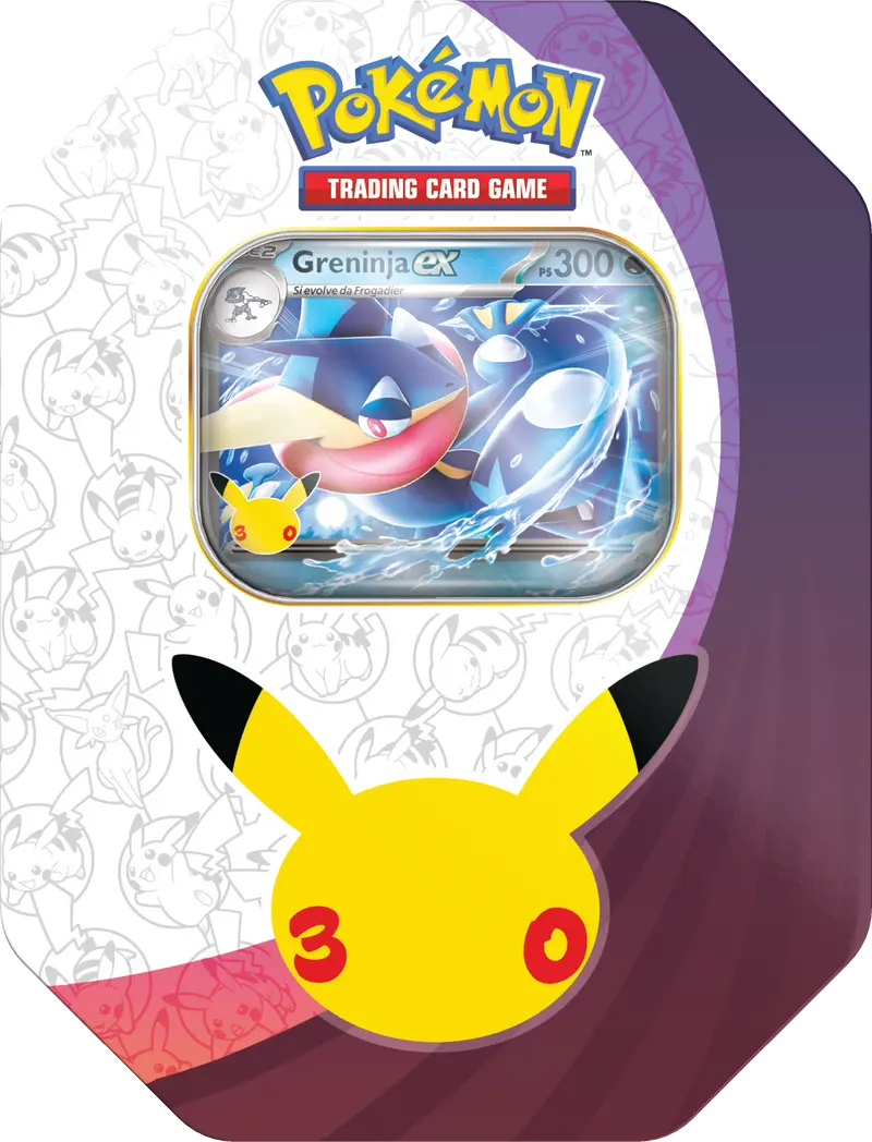 Pokémon GCC - 30° Anniversario - Scatola da collezione Greninja-ex (ITA)
