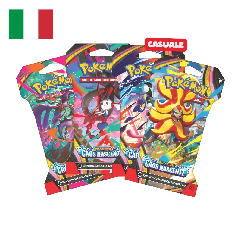 Pokemon Megaevoluzione Caos Nascente - Bustina in Paper Sleeve (ITA)