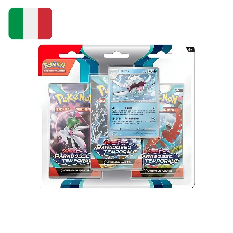 Pokemon Paradosso Temporale Blister 3 Buste + 1 carta promo (ITA)