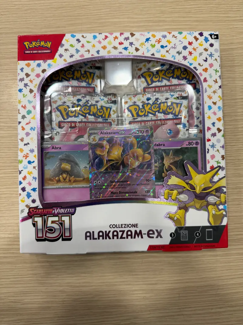 Pokemon Scarlatto e Violetto 151 - Collezione Alakazam-Ex