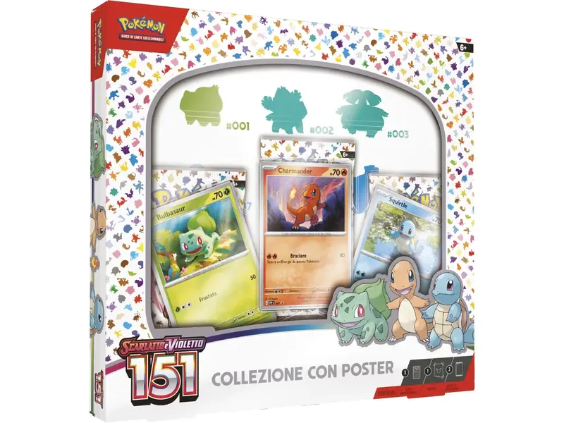 Pokemon Scarlatto e Violetto 151 - Collezione con poster