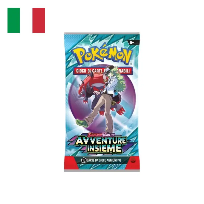 Pokemon Scarlatto e Violetto Avventure Insieme - Bustina singola 10 carte (ITA)