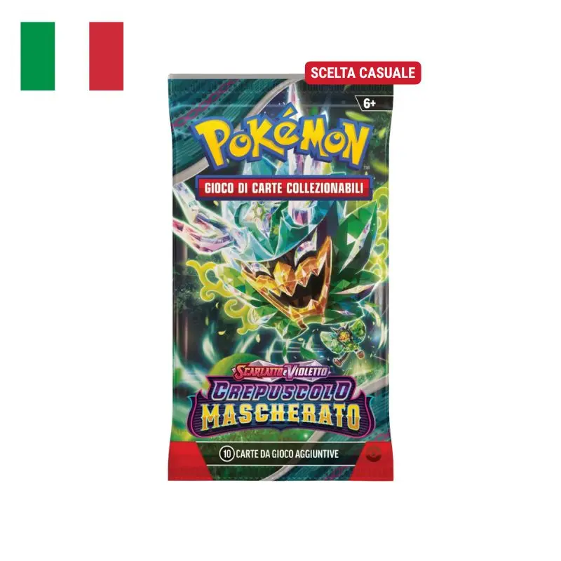 Pokemon Scarlatto e Violetto Crepuscolo Mascherato - Bustina singola 10 carte (ITA)