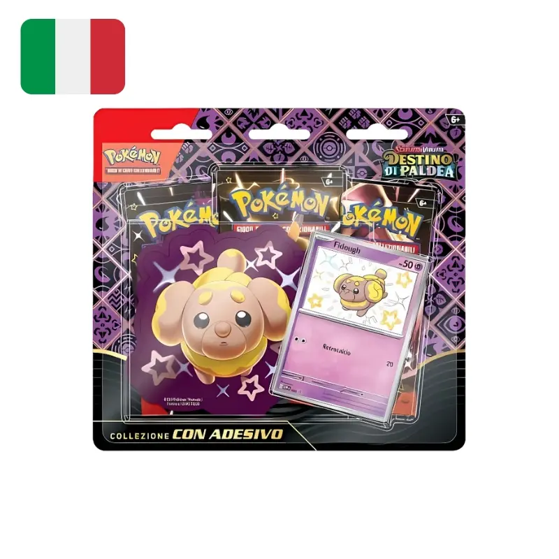 Pokemon Scarlatto e Violetto Destino di Paldea - Collezione con adesivo (ITA)