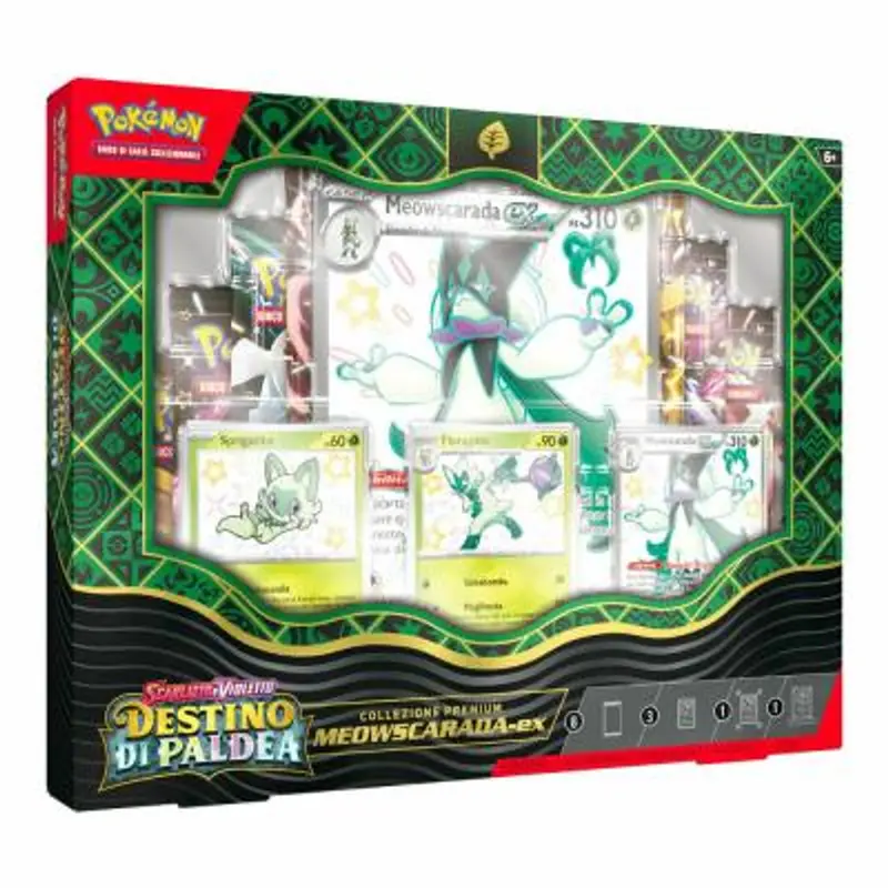 Pokemon Scarlatto e Violetto Destino di Paldea - Collezione Premium Meowscarada-ex (ITA)