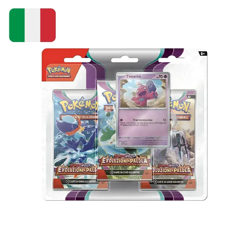Pokemon Scarlatto e Violetto Evoluzioni a Paldea - Blister 3 buste + 1 carta promo (ITA)
