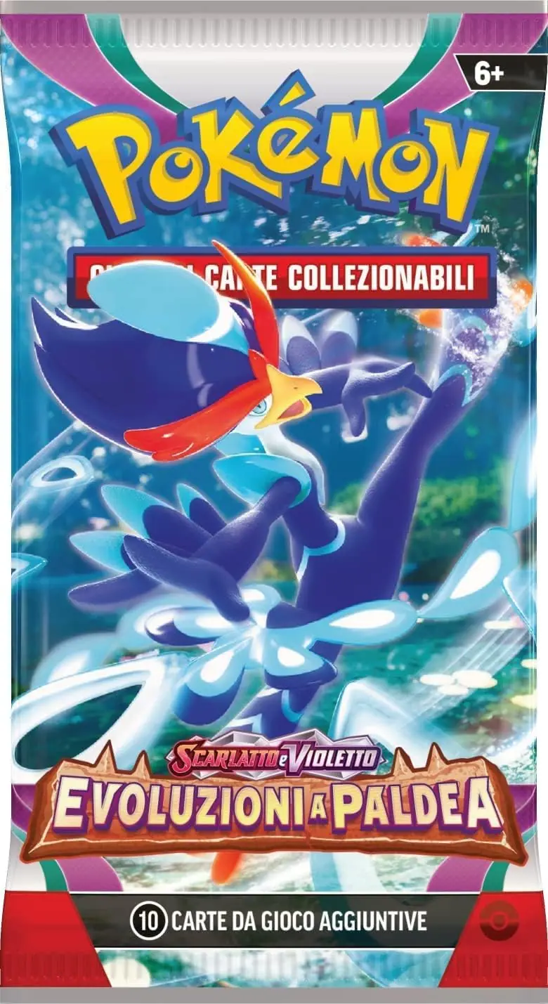 Pokemon Scarlatto e Violetto Evoluzioni a Paldea - Bustina singola 10 carte (ITA)