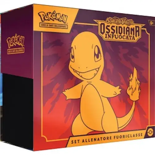 Pokemon Scarlatto e Violetto Ossidiana Infuocata - Set Allenatore Fuoriclasse (ITA)