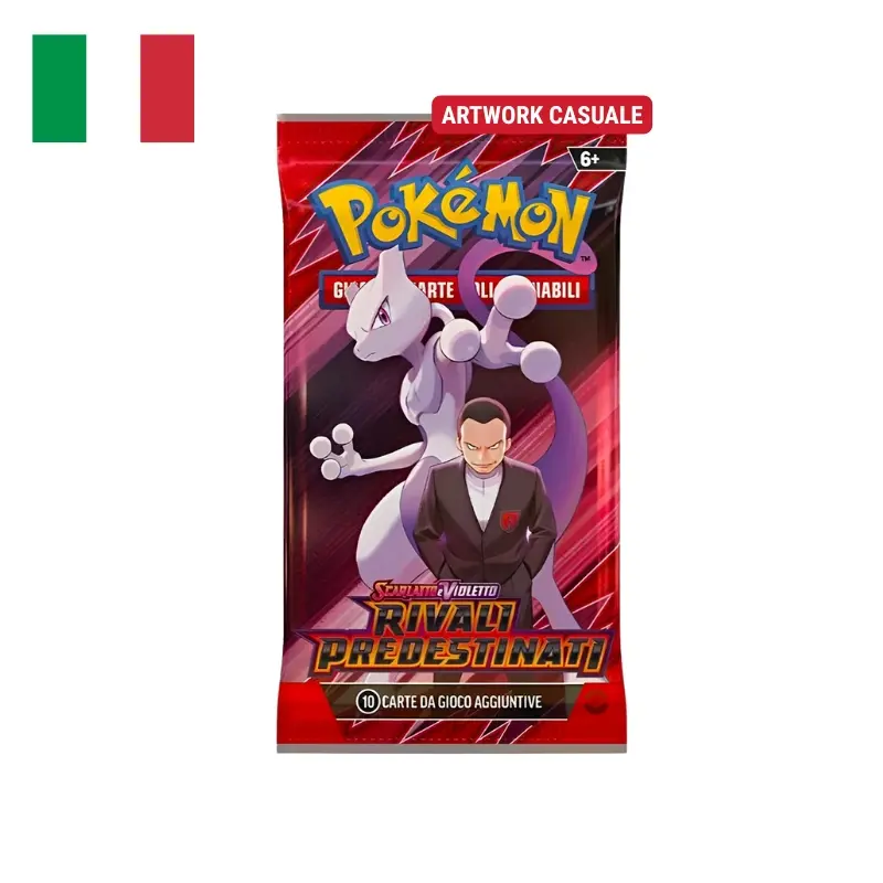Pokemon Scarlatto e Violetto Rivali Predestinati - Bustina singola 10 carte (ITA)