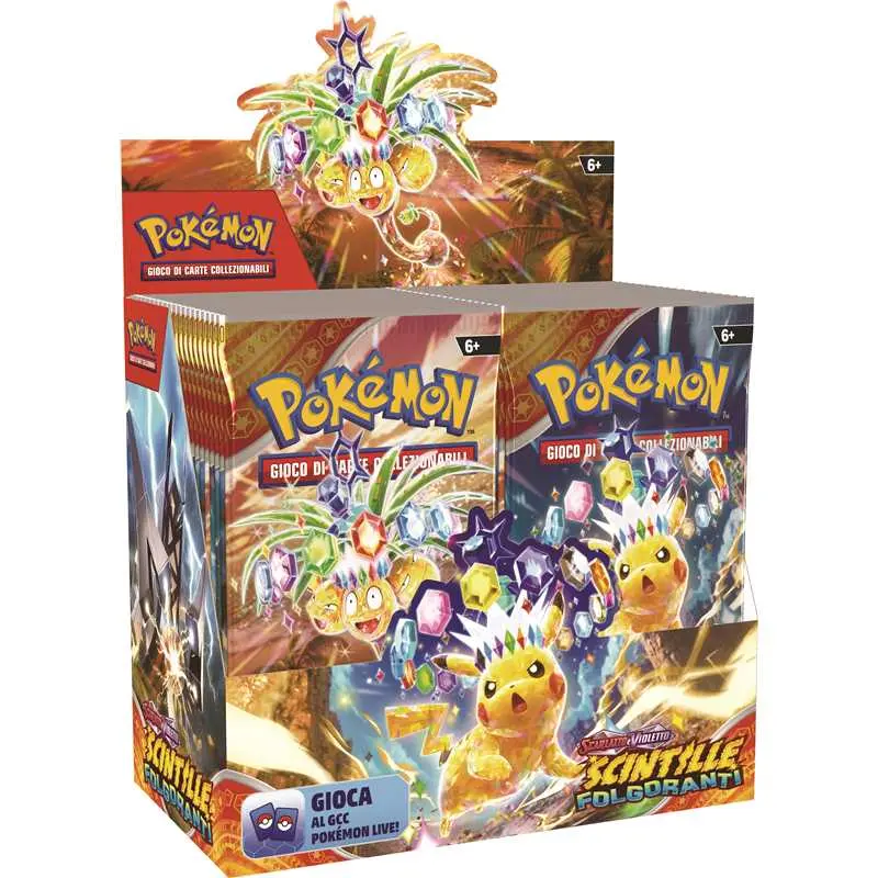 Pokemon Scarlatto e Violetto Scintille Folgoranti - Box 36 Buste (ITA)