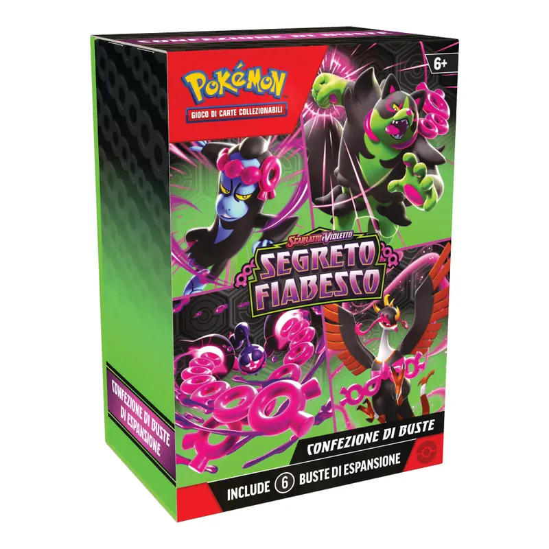 Pokemon Scarlatto e Violetto Segreto Fiabesco - Box 6 Bustine 10 carte (ITA)