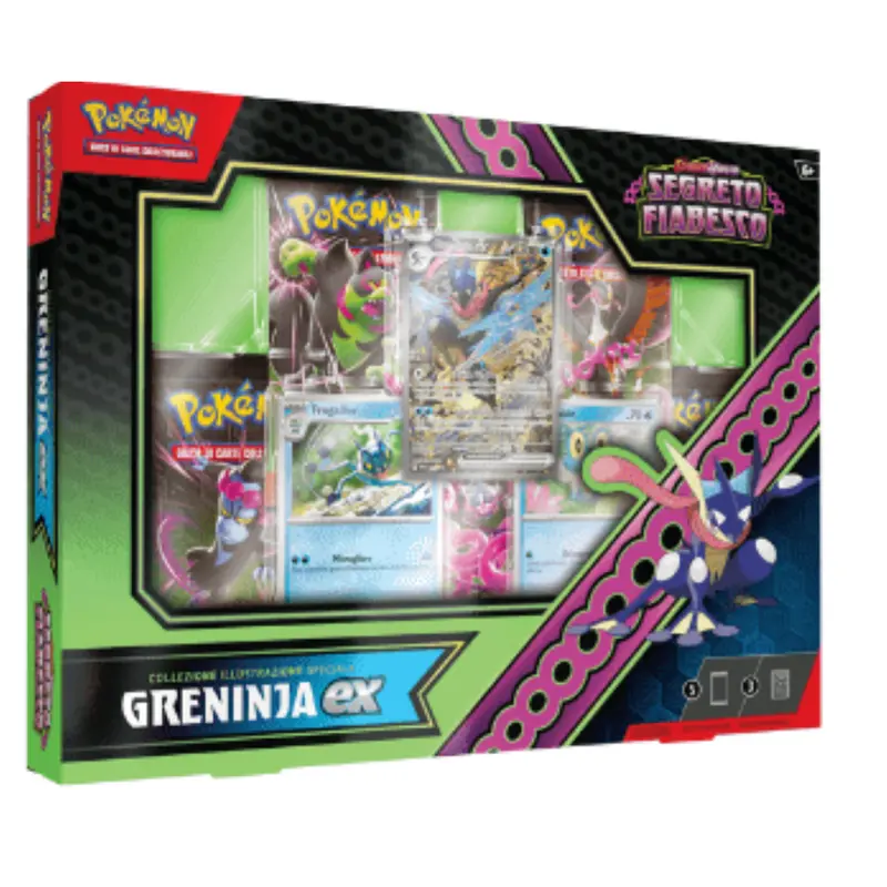 Pokemon Scarlatto e Violetto Segreto Fiabesco - Collezione Illustrazione Speciale Greninja-Ex (ITA)