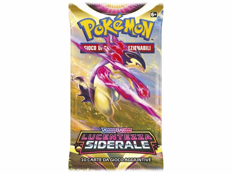 Pokemon Spada e Scudo Lucentezza Siderale - Bustina singola 10 carte (ITA)