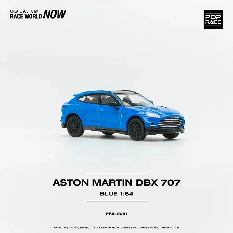 Pop Race - Aston Martin DBX 707 Blue Scala 1/64 PR64-0031