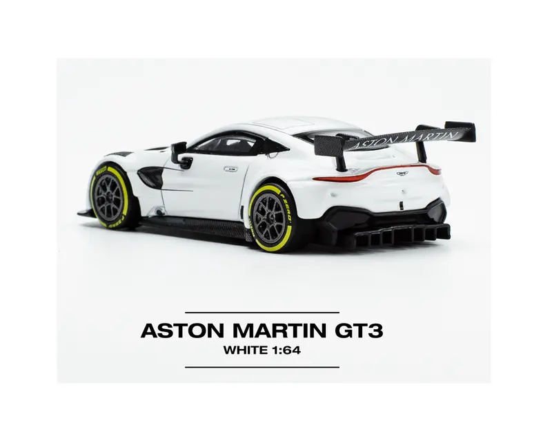 Pop Race - Aston Martin GT3 White Scala 1/64 PR64-0045