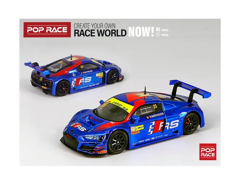 Pop Race - Audi R8 LMS FIA GT World Cup 2019 #25 Team WRT Dries Vanthoor Scala 1/64 PR64-R8LMS-19MGT25-WB