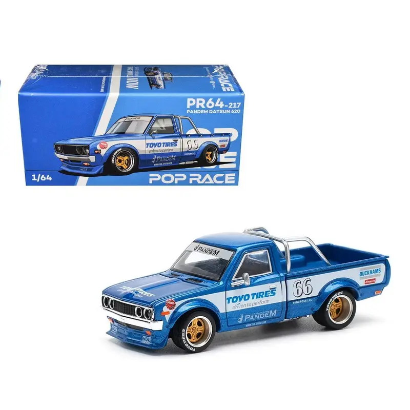 Pop Race - Datsun Pandem 620 Pickup Truck #66 - Scala 1/64 PR64-217