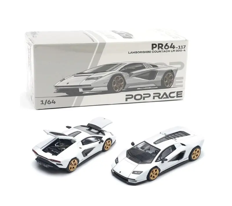 Pop Race - Lamborghini Countach LPI 800-4 Bianco Scala 1/64 PR64-0117