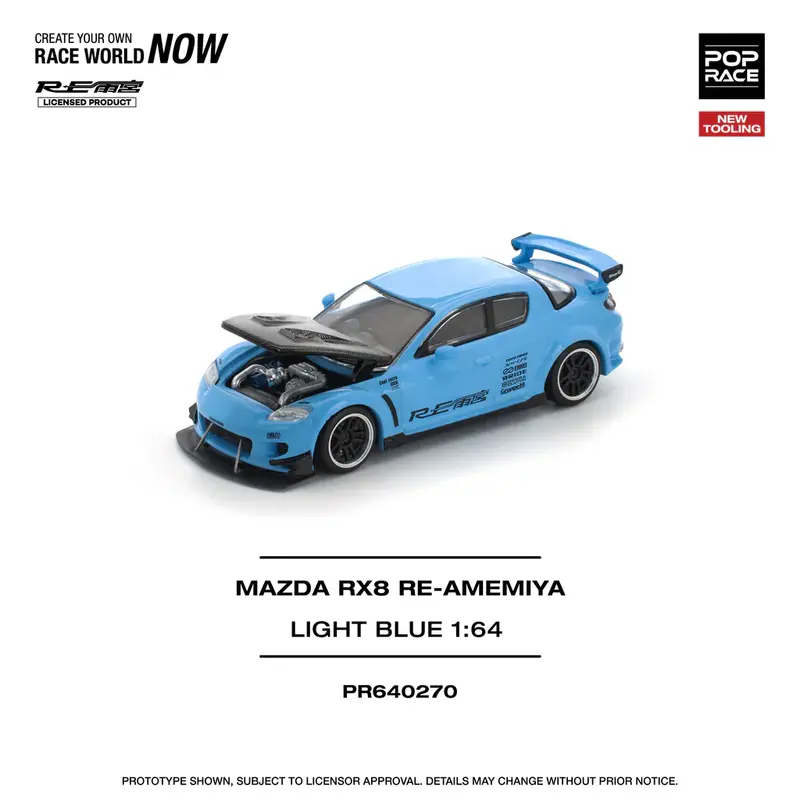 Pop Race - Mazda RX-8 RE-AMEMIYA - Scala 1/64 PR64-270