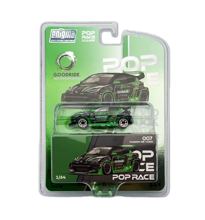 Pop Race - Pandem GR Yaris Goodride Motorsport Enigma Exclusive - Scala 1/64 PRE007