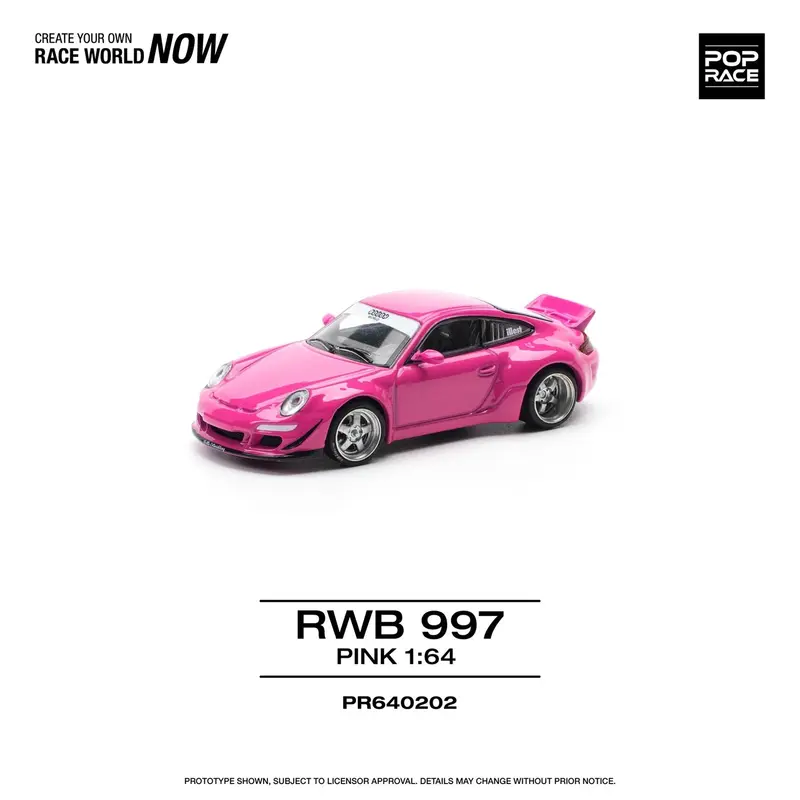Pop Race - Porsche 992 RWB Pink - Scala 1/64 PR64-202