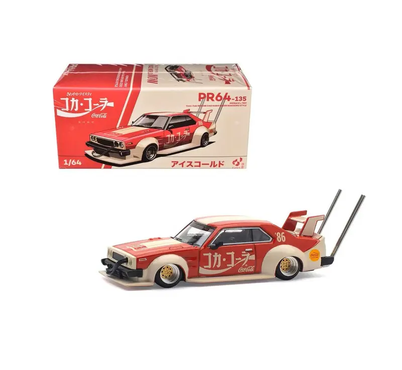 Pop Race - Skyline GT-R V8 Drift "Hakosuka" Coca Cola (Japan) - Scala 1/64 PR64-135