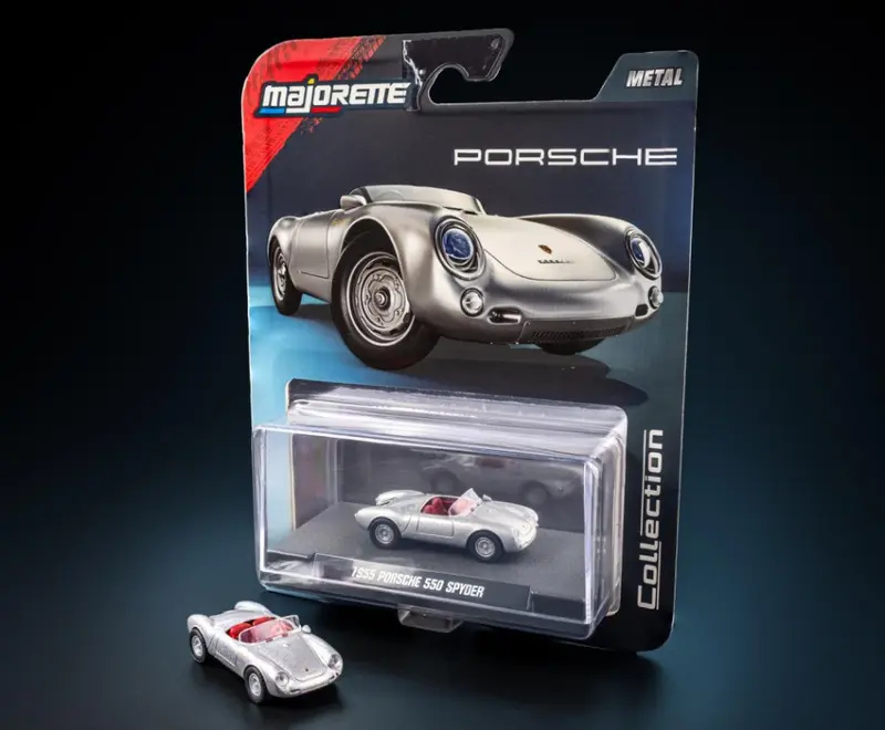 PORSCHE 550 SPYDER 1955 SILVER 1