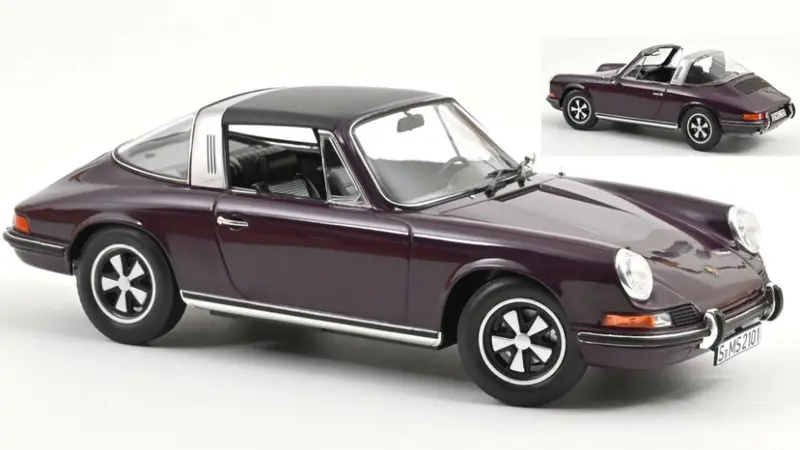 PORSCHE 911 E TARGA 1971 VIOLET 1