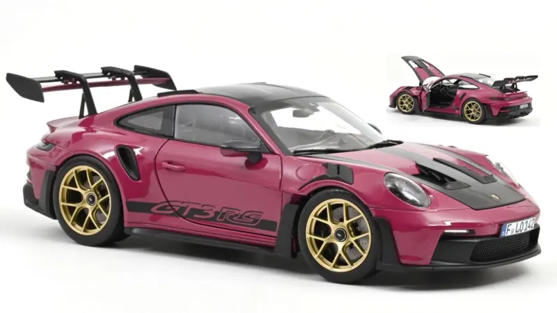 PORSCHE 911 GT3 RS W/WEISSACH PACK 2022 RUBY STAR 1
