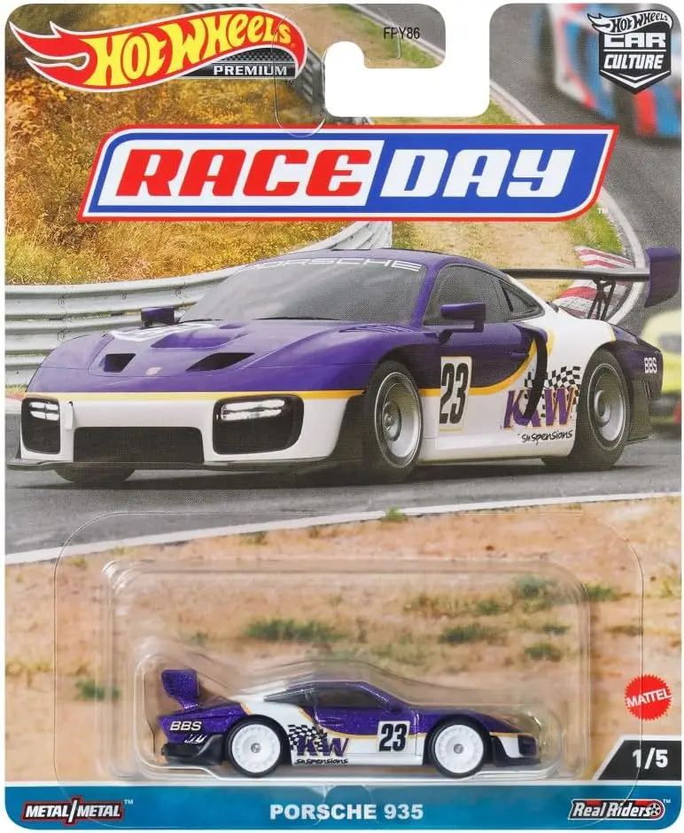 Porsche 935 #23 - Series Car Culture Race Day - Hot Wheels Premium - Scala 1/64