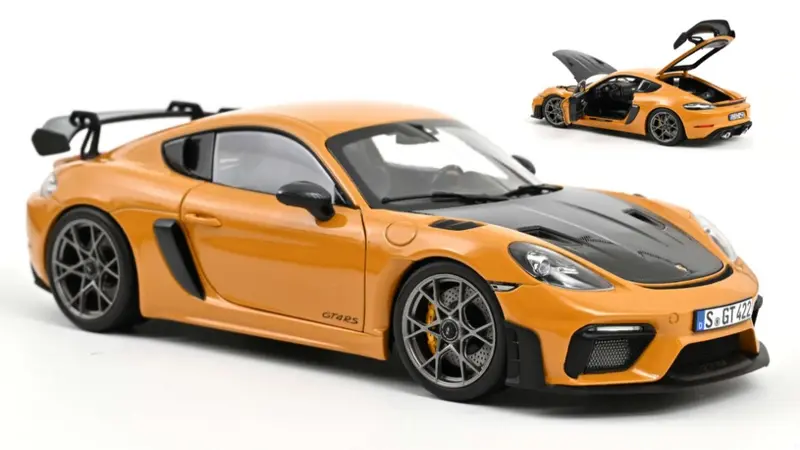 PORSCHE CAYMAN GT4 RS W/WEISSACH 2023 BAHAMA YELLOW PACK 1