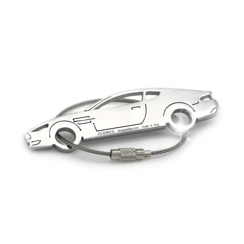 Portachiavi Aston Martin DB9 Acciaio Inox Lucido Cod. S80B007