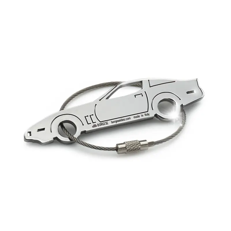 Portachiavi Chevrolet Corvette C4 Acciaio Inox Lucido Cod. S80B010