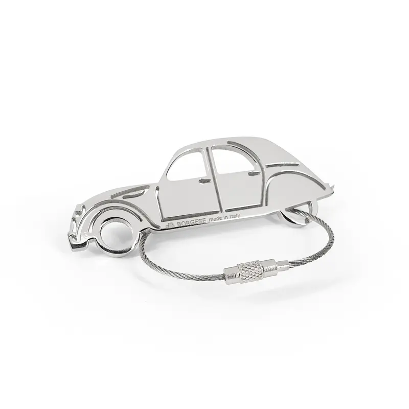 Portachiavi Citroen 2CV Acciaio Inox Lucido Cod. S80B060