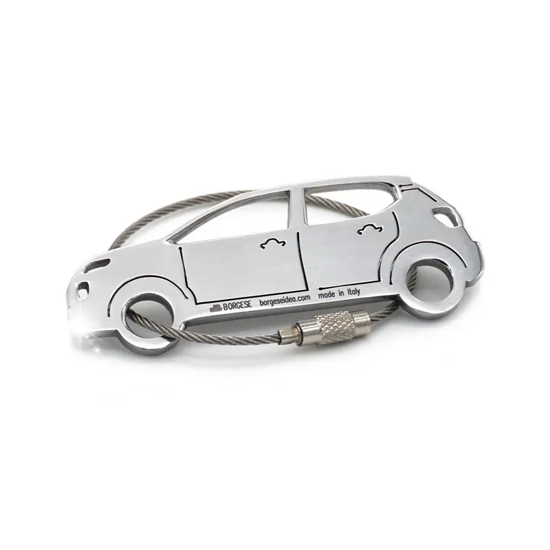 Portachiavi Citroen C3/2020 Acciaio Inox Lucido Cod. S80B012
