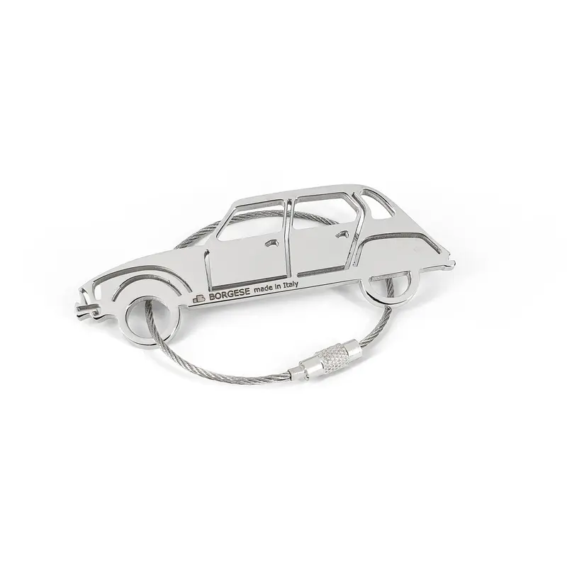 Portachiavi Citroen Dyane Acciaio Inox Lucido Cod. S80B095