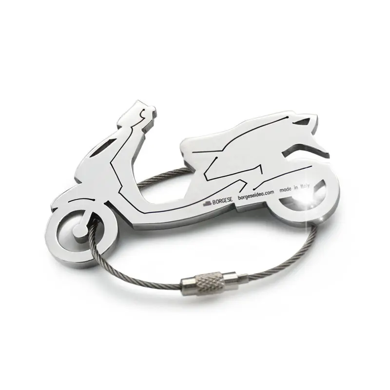 Portachiavi City Scooter Acciaio Inox Lucido Cod. S80B048