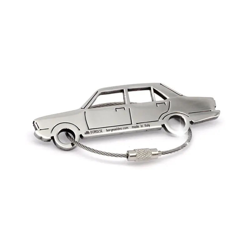 Portachiavi Fiat 131L Acciaio Inox Lucido Cod. S80B064