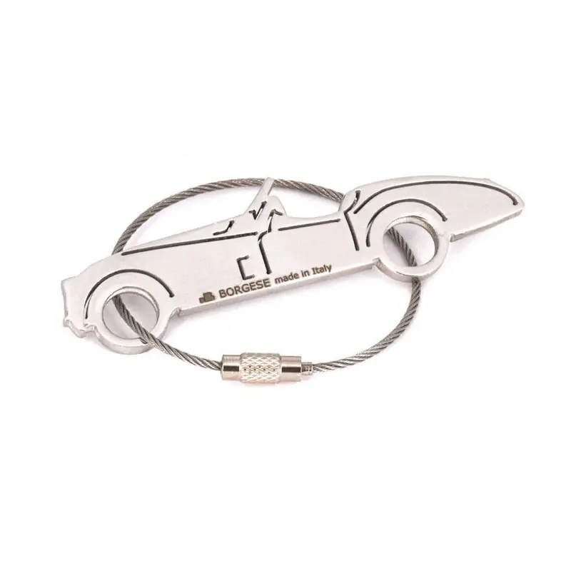 Portachiavi Jaguar XK120 Acciaio Inox Lucido Cod. S80B136