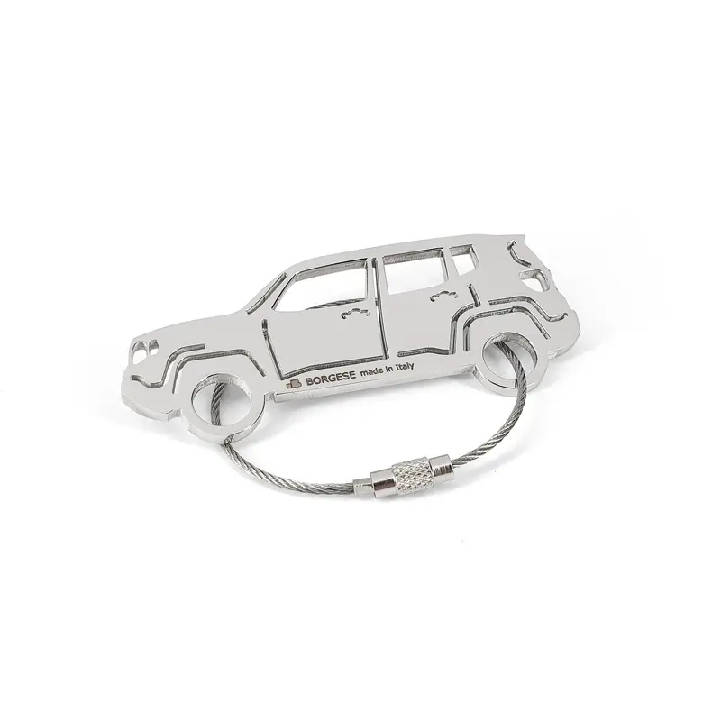 Portachiavi Jeep Renegade Acciaio Inox Lucido Cod. S80B024