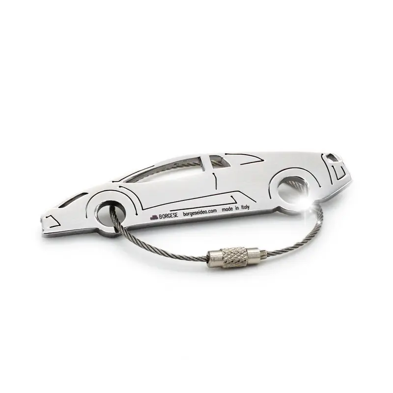 Portachiavi Lago Acciaio Inox Lucido Cod. S80B026