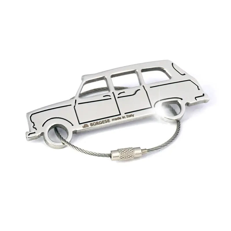 Portachiavi London TAXI Acciaio Inox Lucido Cod. S80B125