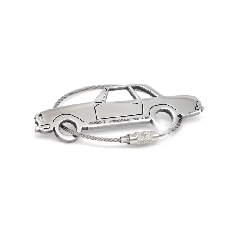 Portachiavi Mercedes 230SL 1963 Acciaio Inox Lucido Cod. S80B082
