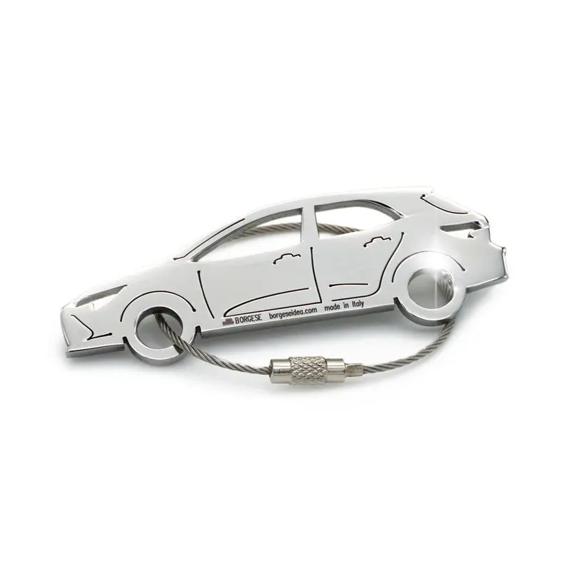 Portachiavi Toyota Corolla Acciaio Inox Lucido Cod. S80B043