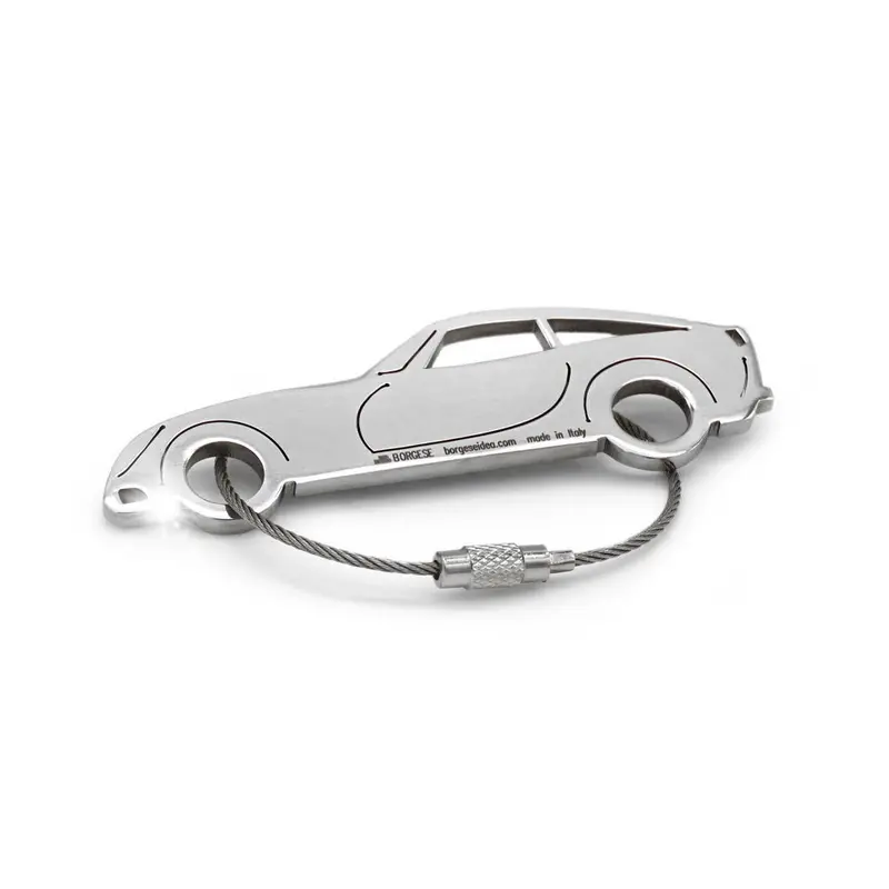 Portachiavi TVR T350 Acciaio Inox Lucido Cod. S80B044