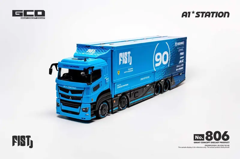 [PRE-ORDER] GCD - LBWK Mitsubishi Fuso Super Great Container Truck - Scala 1/64 KS-073-806