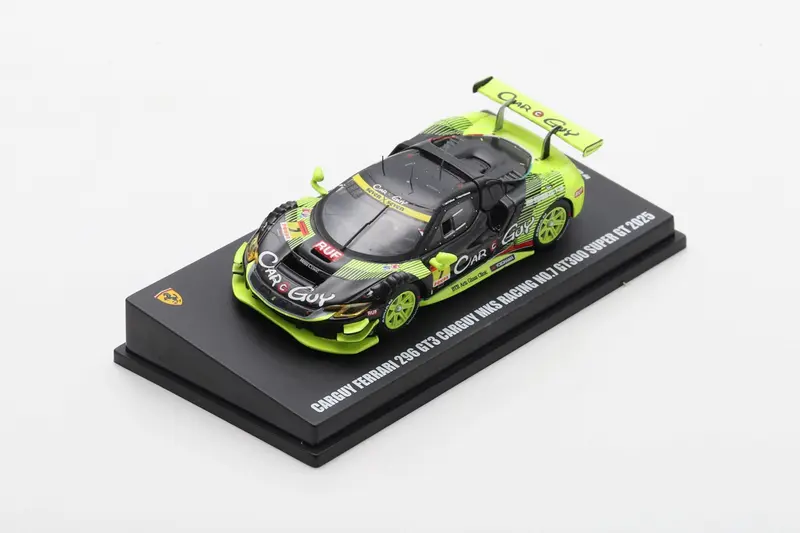 [PRE-ORDER] Looksmart - Ferrari 296 GT3 CARGUY MKS RACING No.7 GT300 SUPER GT 2025 Z. O'Sullivan - R. Kobayashi - Scala 1/64 LS64G25007
