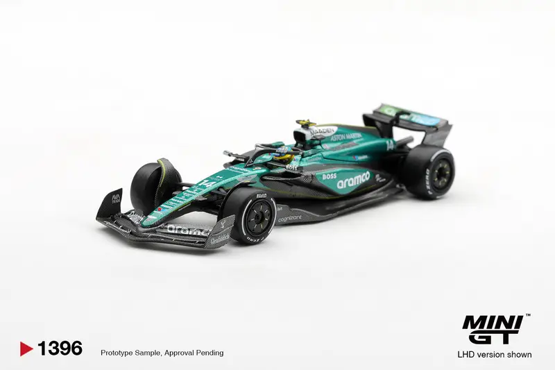 [PRE-ORDER] Mini GT - Aston Martin AMR24 #14 Fernando Alonso F1 Las Vegas GP 2024 - Scala 1/64 MGT01396-L