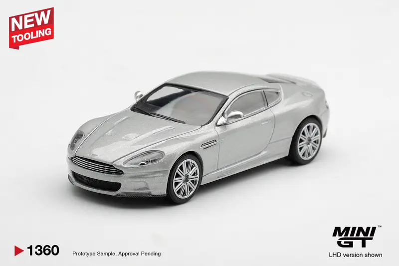 [PRE-ORDER] Mini GT - Aston Martin DBS 2008 Lightning Silver 2008 - Scala 1/64 MGT01360-L