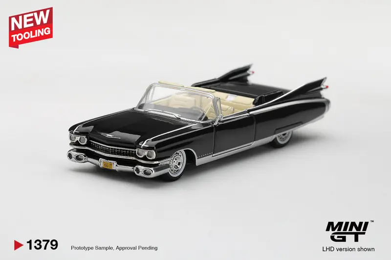 [PRE-ORDER] Mini GT - Cadillac Eldoradi Biarritz Black 1959- Scala 1/64 MGT01379-L